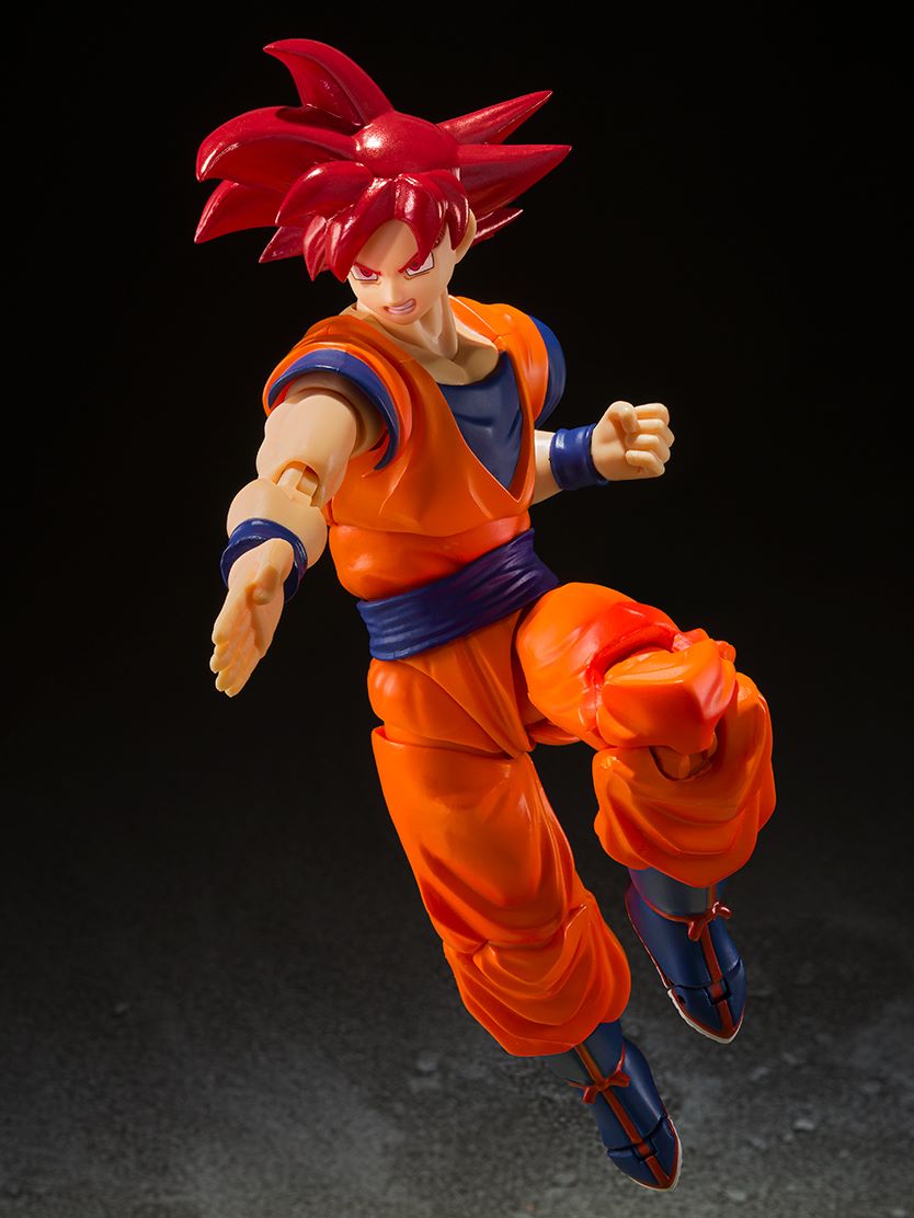 Super Saiyan God Son Goku Saiyan God of Virtue S.H.Figuarts Dragon