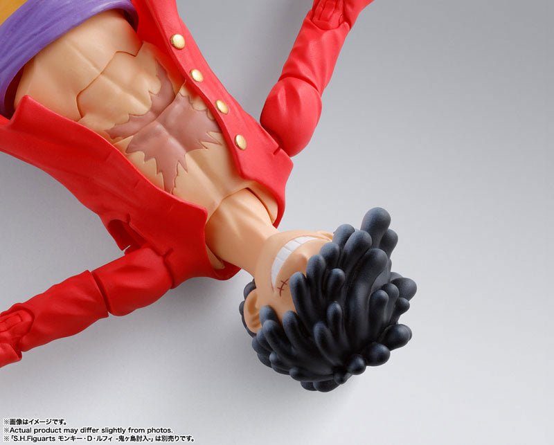 Bandai Figuarts Zero One Piece Monkey D. Luffy Luffytaro Action Figure Red  - US