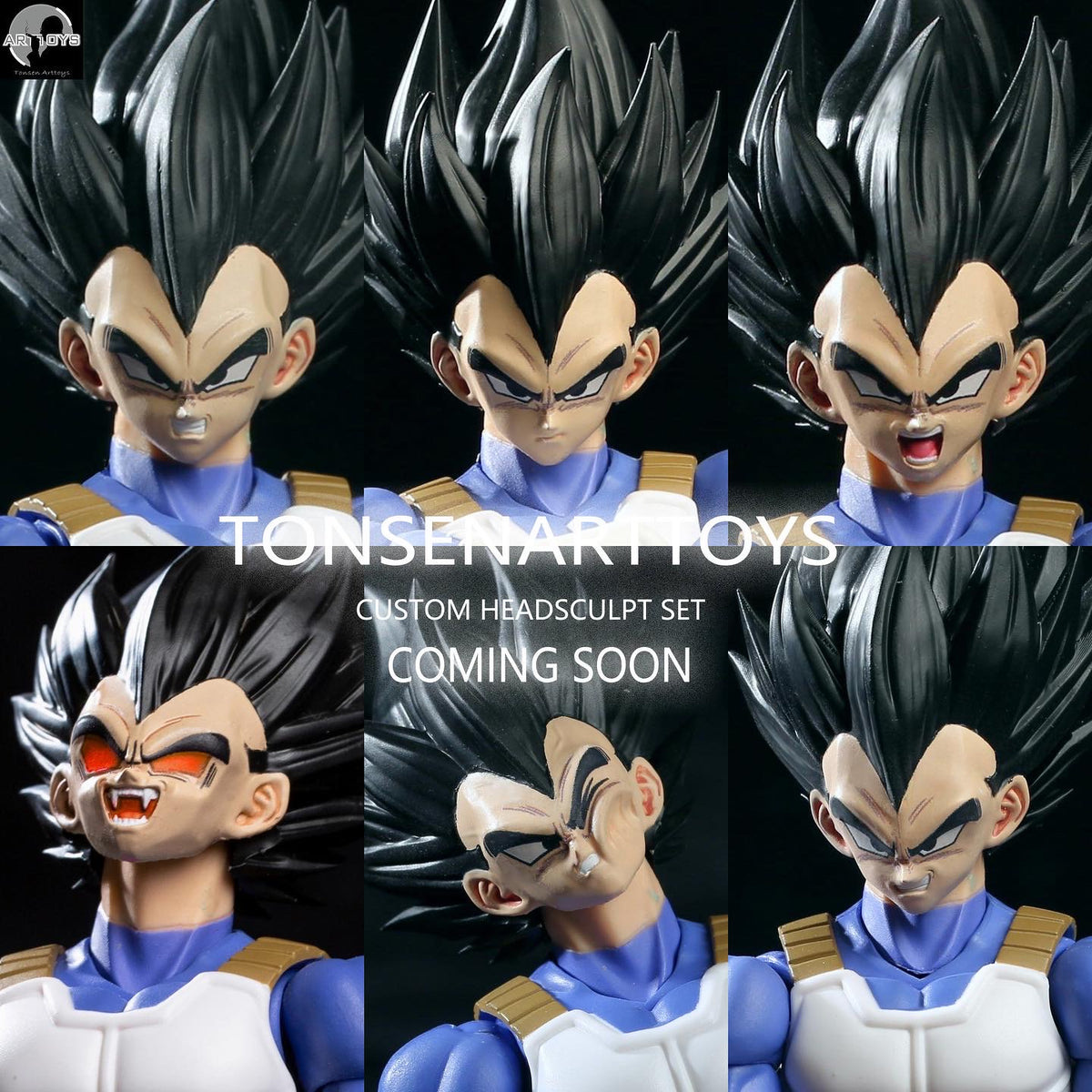 Demoniacal Fit - Goku & Vegeta Super Saiyan Custom Head Kit