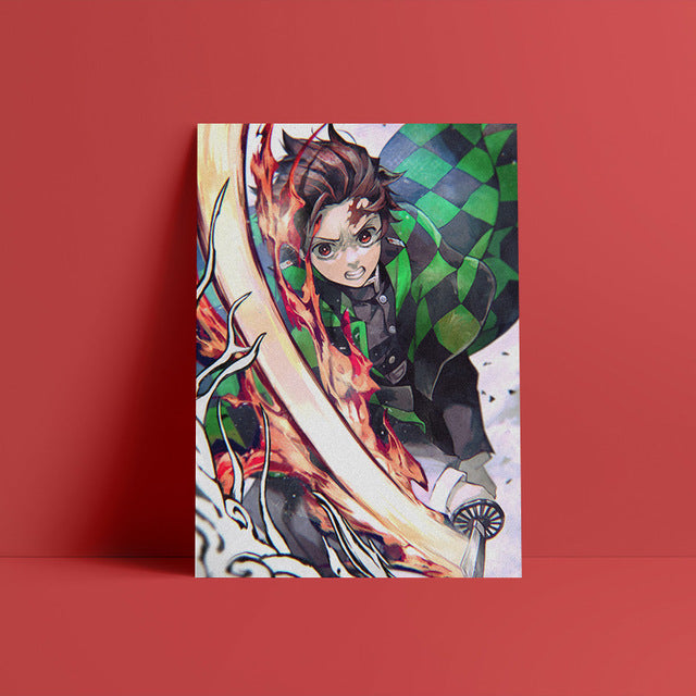 Tanjiro Demon Slayer Kimetsu No Yaiba Anime Poster, Zazzle in 2023