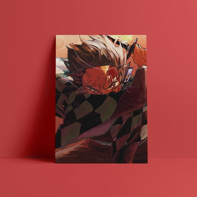 Tanjiro Demon Slayer Kimetsu No Yaiba Anime Poster, Zazzle in 2023